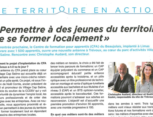 Permettre à des jeunes du territoire de se former localement